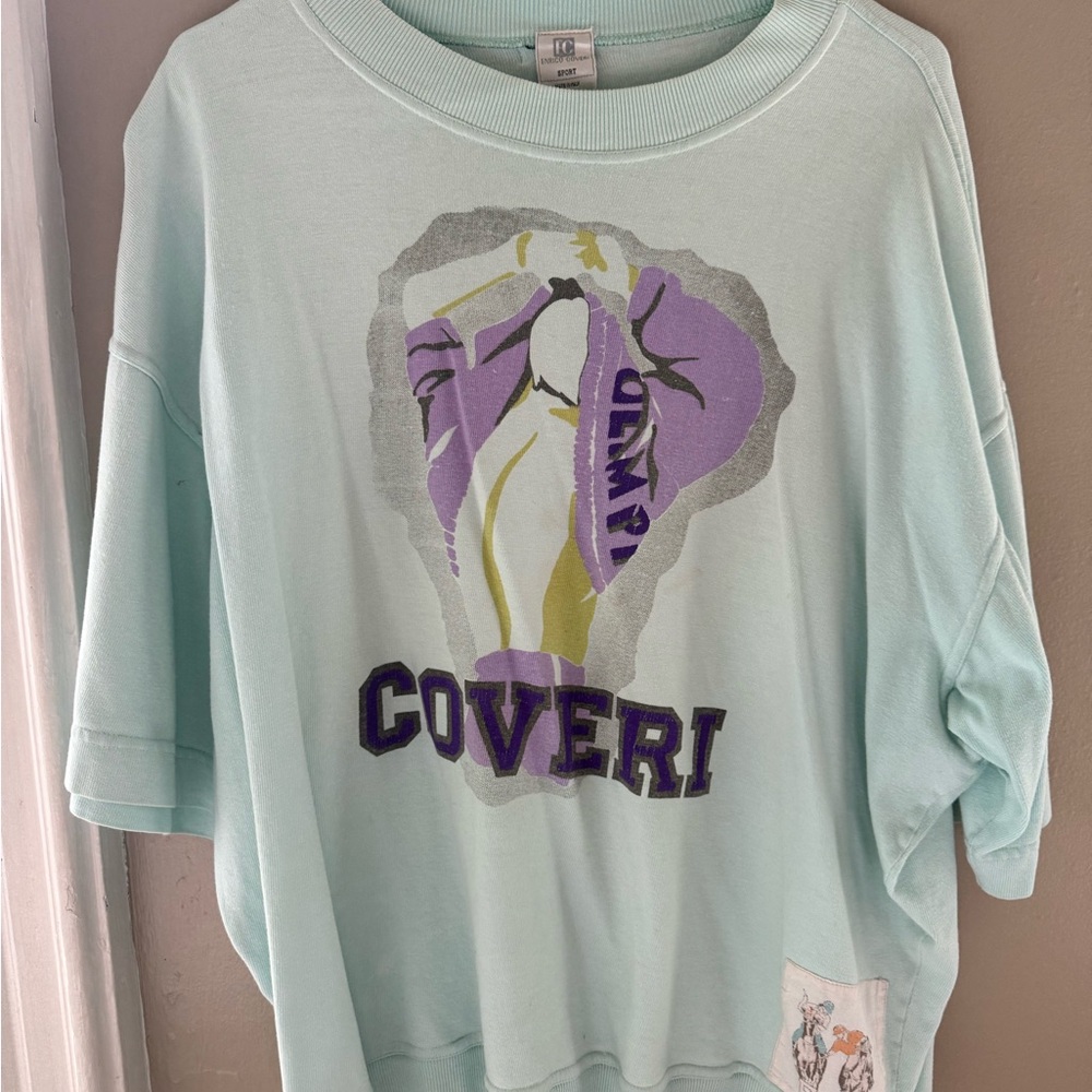 Italian Vintage Green Oversized Tee